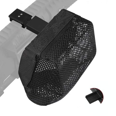 Raccoglitore Di Conchiglie in Ottone, Borsa in Rete Per La Raccolta Delle Cartucce Del Fucile Con Supporto Per Guida Picatinny, Nylon Nero 15 * 7,6 * 8cm