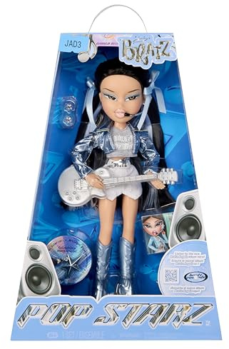 Bratz Pop Starz Jade - Poupée Mannequin avec Breloque à Collectionner, Tenue et Accessoires Musicaux