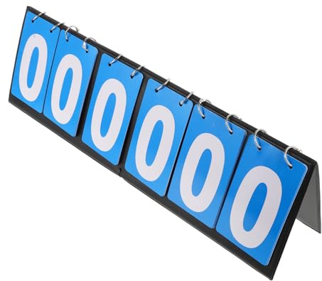 OFFSCH Marcador Deportivo de Mesa Multifuncional Tablero de Puntuación Giratorio para Baloncesto Tenis Voleibol y Bádminton con Números Claros y Diseño Resistente para Deportivos