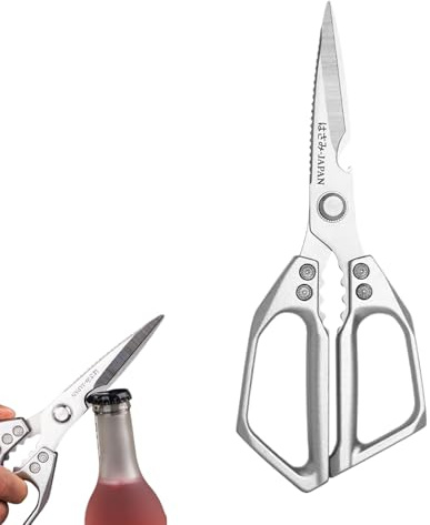 Tijeras De Cocina, Tijeeras De Aves De Cociina, Tiijeras Multifunción De Acero Inoxidable Para Pollo Pescado Verduras Aves Mariscos Carne Coocina Seguras Para Lavaplatos