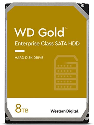 WD Gold™ 8 TB Interne Festplatte 8.9 cm HDD (3.5 Zoll) SATA III, Enterprise HDD, Gold