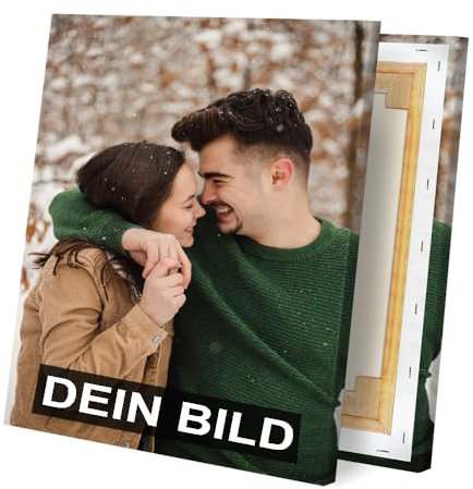 Foto-Leinwand selbst gestalten | Leinwandbild mit Foto personalisieren | 40 x 60 cm Hochformat