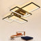 Moderne LED Deckenleuchte Dimmbar 67W, Wohnzimmerlampe Rechteck Deckenlampe Leuchten Schlafzimmer mit Fernbedienung Lichtfarbe Helligkeit Farbwechsel, Deckenbeleuchtung Lampe Dimming Innenbeleuchtung