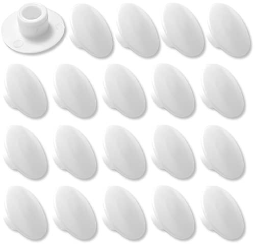 cyclingcolors 20x Cache vis M5 Blanc 6 pans Creux clé Allen CHC Hexagonal Bouchon Capuchon Protection Meuble