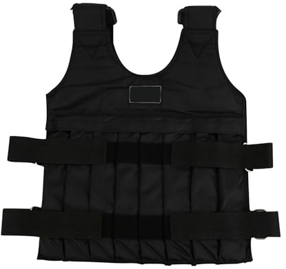 Leapiture Gilet Lesté Gilet D'entraînement d'exercice Gilet Lesté Sport Gilet Poids Réglable Gilet Poids D'entraînement Gilet Poids en Cours D'exécution Gilet Poids Gilet lesté 20kg 10kg 30kg