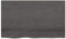 Tidyard Waschtischplatte Badezimmer Waschtisch Waschtischkonsole Platte Holzplatte für Aufsatzbecken Badmöbel Dunkelgrau 80x50x6 cm Massivholz Behandelt