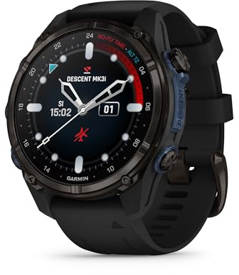 Garmin Descent™ Mk3i, Dive Computer and Multisport GPS Smartwatch, Air Integration, Black