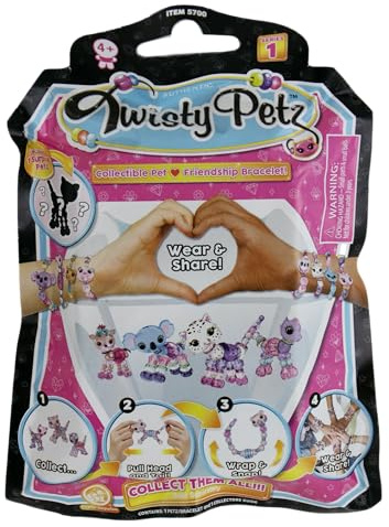 Twisty Petz Mystery Bag. One Surprise Inside. Adorable, Collectible petz Transform into Friendship Bracelets. for Girls 6-12.