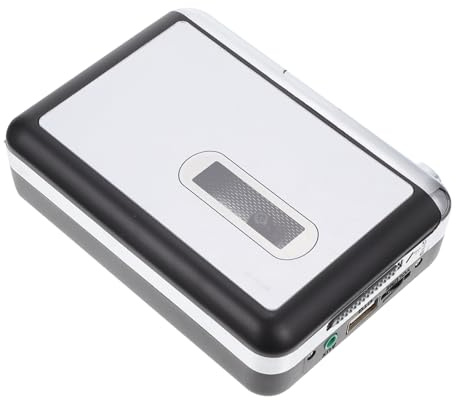 TOBBOMEY Reproductor Casete USB Convertidor sin Batería Transferencia PC Reproductor con Función Grabación y Reproducción Reversible para Cintas Clásicas