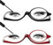JM Lunettes Maquillage Flip Cosmetic Lunette Loupe Flip Down pour Femmes