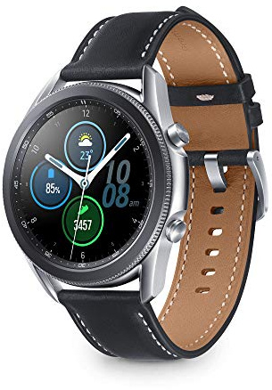 Samsung Galaxy Watch3 Smartwatch de 45mm, Bluetooth, Reloj Inteligente Color Plata, Acero [Versión española] (SM-R840NZSAEUB)