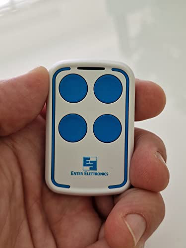 EnterElettronics -Telecomando Universale per Cancelli - Ampio Raggio - Multifrequenza da 433 a 868Mhz -anche per codici variabili e protetti- CONTROLLA LA LISTA DEI MARCHI DUPLICABILI