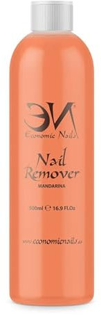 EN Nail Remover Mandarina 500ml | Para Uñas | Elimina Fácil y Rápidamente de Economic Nails