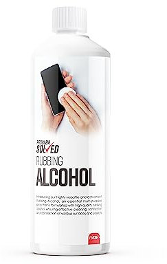 Problem Solved - Pure Isopropanol Rubbing Alcohol | 99.9% Isopropyl Versatile Cleaner and Disinfectant Solution - 1 Litre