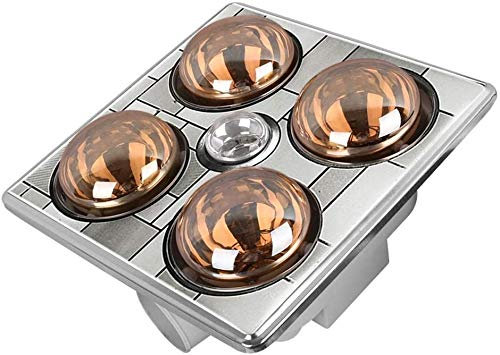 Explosion-Proof Household Heating Embedded Ceiling Heat Light - Waterproof LED Heater Bath & Multifunctional Warm Lamp - 1180W Bulb - Perfect for Bathroom