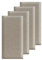 EUNEWR Wandpaneele Gepolsterte, 4 Stück 40x20cm Polsterplatte Selbstklebend, Wandkissen Wandpolster Für Bettkopfteil, Kinderzimmer, Schlafzimmer & Büro, Weiche Füllung (Hellbraun)