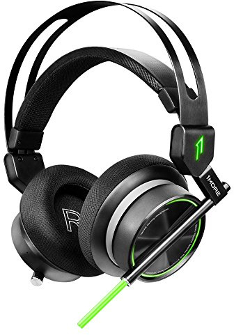 1MORE Over-Ear Kopfhörer, mit Mikro-USB- und 3,5-mm- Audioanschlüssen, Stereo, LED-Beleuchtung, ENC- Doppelmikrofonen, Komfortabel Headset für Familienunterhaltung, Koferenz, Online-Klasse, Heimbüro