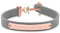 PAUL HEWITT Anker Armband Signum Koordinaten - Armband Leder Damen (Grau) mit Anker Schmuck aus IP-Edelstahl (Rosegold)