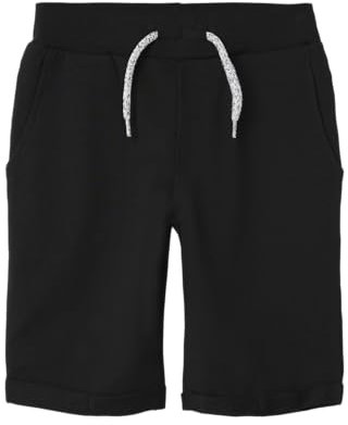 NAME IT Jungen NKMVERMO Long SWE UNB F NOOS Shorts, Black, 152