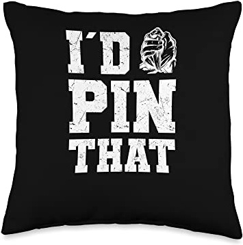 I´d Pin That - Armwrestling Arm Wrestler Arm Wrestling Throw Pillow