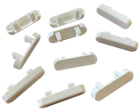 Genius® Upvc Replacement Drainage Caps - 10 Pack - White