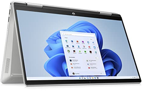 HP Pavilion x360 14-ek1050ns - Ordenador portátil de 14 Full HD Intel Core i5-1335U, 16GB RAM, 512GB SSD, Intel Iris Xe Graphics, Windows 11 Home Silver - Teclado QWERTY Español