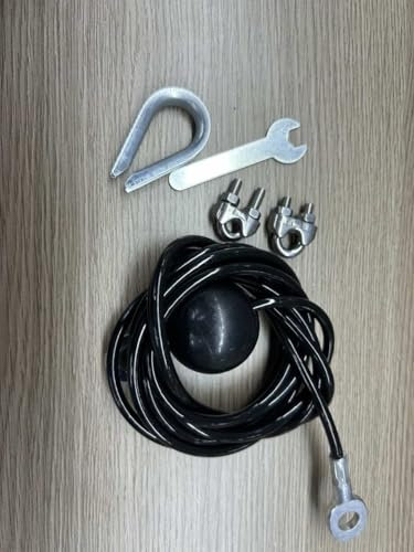 heavenlife Fitness Pulley Home Gym Replacement Cable, Heavy Duty Steel Wire and Lift Pulldown Pulley System, Stainless Steel Gym Cable Thick 5mm, Adjustable Cable Machine Rope for Home Gym