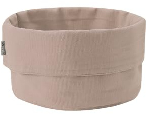 Stelton brödväska – 100 % OEKO-TEX bomull – vikbar – maskintvättbar – mångsidig användning som brödförvaring eller som bordsbrödkorg, design från Klaus Rath, Heather