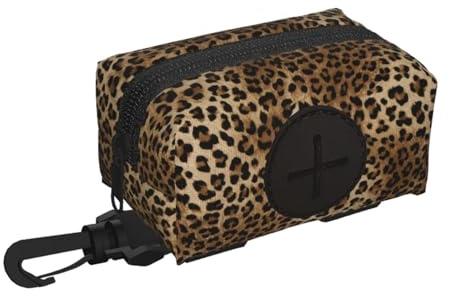 Stampa leopardata classica,Porta sacchetti per escrementi, distributore di sacchetti per escrementi, accessori per animali domestici