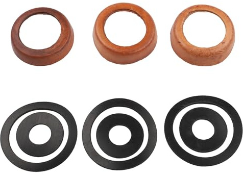 Manicotti per pistoni e anelli di tenuta, 3 set di manicotti per pompe da giardino tipo 75, polsini in pelle bovina, anelli di tenuta O-ring per pompe da giardino