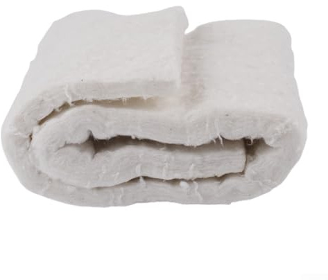 Couverture de sécurité en fibres de silicate de calcium et de magnésium, parfaite pour les brûleurs à gel et les cheminées (30 x 10 x 1 cm)