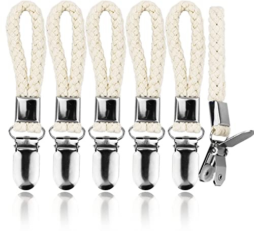 SAMANTHAHALLLTD Gancio per asciugamani, 6 pezzi, porta strofinacci, clip per asciugamani per cucina, bagno