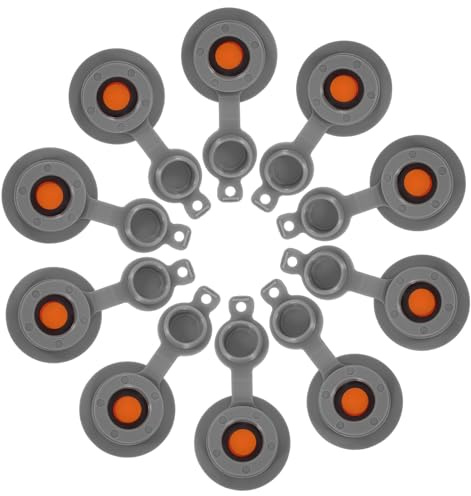 Healvian 10 Tappi Valvola di Gonfiaggio in Tpu per Cuscino da Viaggio e Materasso ad Aria, Valvola Gonfiabile Tenuta Ermetica, Accessori Riparazione per Campeggio, Auto e Aereo