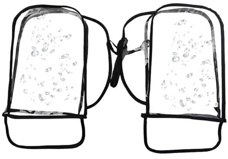 Cubierta de lluvia para manillar - Protector profesional para bicicleta eléctrica, protectors de invierno a prueba de viento, protector transparente resistente a desgarros | Blindaje impermeable de al