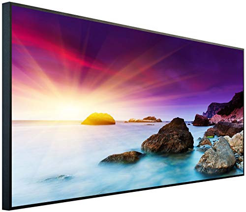 Ecowelle Infrarotheizung mit Bild | 750 Watt | 60x120 cm | Infrarot Heizung| | Made in Germany| d 10 Sonnenaufgang im lila Himmel