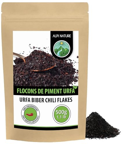 Alpi Nature Urfa Chiliflingor 500g, Turkisk Pepparflingor, Isot Biber, Urfa Biber Chili Flingor