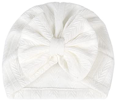 Katutude Baby Mütze, Baby Turban Hüte, Baumwolle Elastische Cap, Atmungsaktive Weiche Schleife Turban Mützen Beanie Caps Kappen Headwraps Headwraps für Neugeborene Mädchen