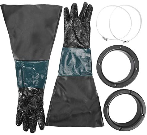 caapmony Sabbiatura sabbiatrice parti 60cm con anelli O per cabina sabbiatura