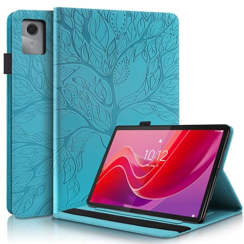Succtopy Funda para Lenovo Tab M11 de 11 pulgadas 2024 (TB330) Funda protectora de piel sintética con tapa para Lenovo Tab M11 2024, soporte para bolígrafo, funda tipo cartera para tablet Lenovo Tab