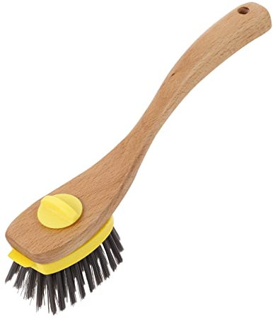 minkissy 2 Pcs Ergonomic Handle Cleaning Brush for Pot Kitchen Brush Non-scratch