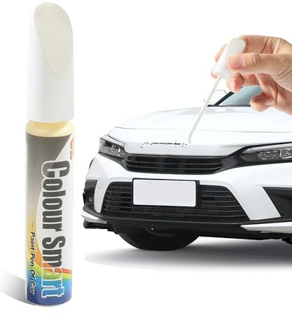 Flaconi Penna ritocco carrozzeria,Pennarello ritocco carrozzeria,ritocco Vernice Auto,Vernice per Auto,Copri Graffi Auto,Penna di Finitura generica per la Riparazione dei Graffi dell'auto (Bianco)