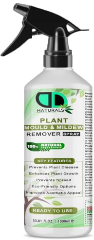 DD Teck Plant Protection & Fungicide Remover – Fast Acting Mould & Mildew Remover | Natural Garden Solution for Indoor & Outdoor Use | Safe, Eco-Friendly, Long-Lasting Disease Control (1000ml Spray)