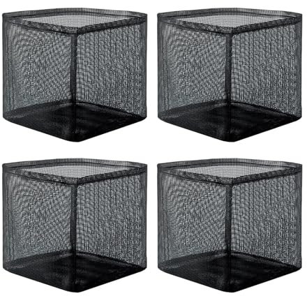 Liakyunf 4 Stück Teichpflanzenkörbe, Schwimmender Pflanztopf, Schwimmkorb Für Teichpflanzen, Atmungsaktive Mesh-Pflanztaschen Für Teichbepflanzung Innenbereich Garten Und Balkon