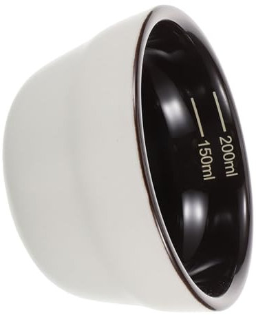 ABOOFAN Tazza Da Degustazione in Ciotola Per Degustazione Caffè Tazza in Porcellana Per Chicchi Caffè e Misurazione Per Misurino