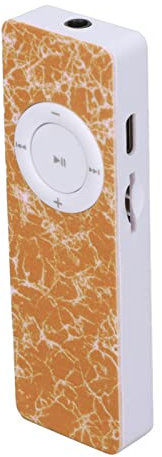 Reproductor de Mp3, Reproductor de Música HiFi Portátil, Reproductor de Música MP3 con Sonido Digital sin Pérdidas, Walkman para Estudiantes, Compatible con Tarjeta de Memoria de hasta(naranja)