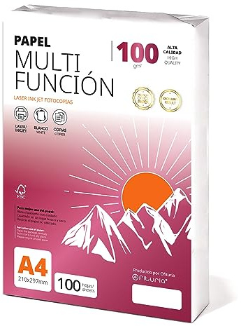 Folios a4 100 gr 100 ark, multifunktionspapper för skrivare, laser- och bläckstråleskrivare, kopiator, för kontorsbruk, skolmaterial, foliepaket, kontorsmaterial, foliepaket, 100 gr, 100 timmar