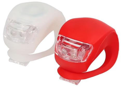 Wolfpack Linea Profesional Kit Luces Led Bicicleta 2 Luces Basic. LED para Bici, Luz para Patin, Luz de posición, Luces Bicicleta, Leds Bicicleta, 19042050