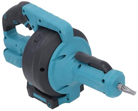 Tarière de Vidange électrique sans Fil, Batterie 6000 MAh, Câble de 7 M avec Alimentation Automatique, Outil de Vidange Serpent pour Tuyaux de 3/4 à 2 Pouces, Nettoyage Facile (2)