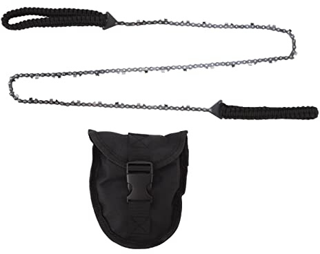 Pocket Chainsaw, 48 Inch High Tree Limb Hand Chain Saw, Premium Manganese Steel, Foldable Handle, Suitable for Camping, Survival, Hunting
