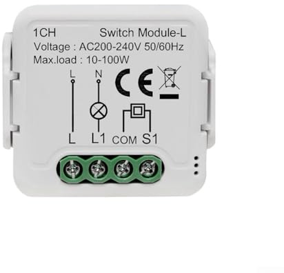 For Tuya For ZigBee Smart Dimmer Switch Module,200~240V Relay Switch Module No Neutral Required For Home Assistant(A)